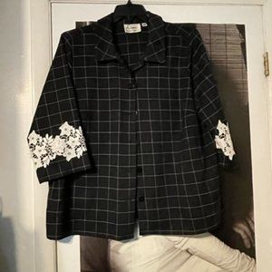 Plus size pant suit